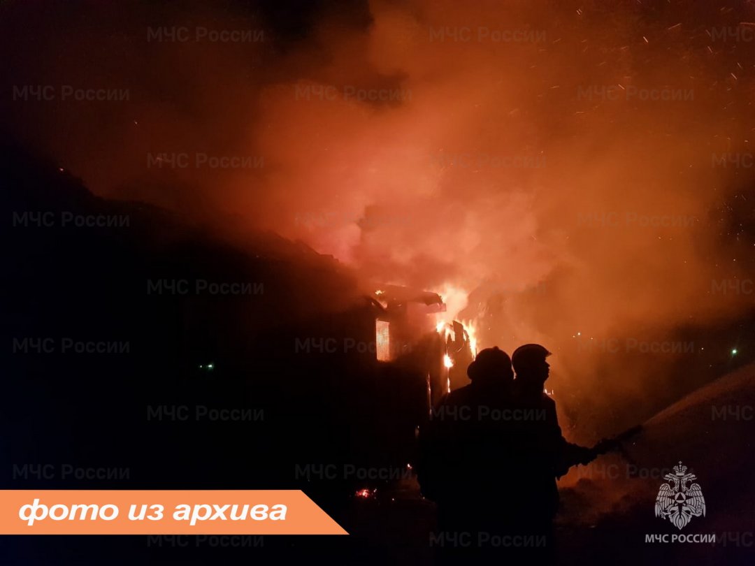 Пожарно-спасательные подразделения Ленинградской области ликвидировали пожар в Ломоносовском районе